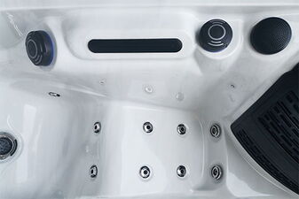 Hot Tub Santorini - 6 Person, 5 Seats, 1 Lounger - Hot tubs Portugal Algarve Online Shopping Site
