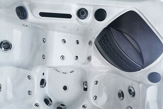 Hot Tub Santorini - 6 Person, 5 Seats, 1 Lounger - Hot tubs Portugal Algarve Online Shopping Site