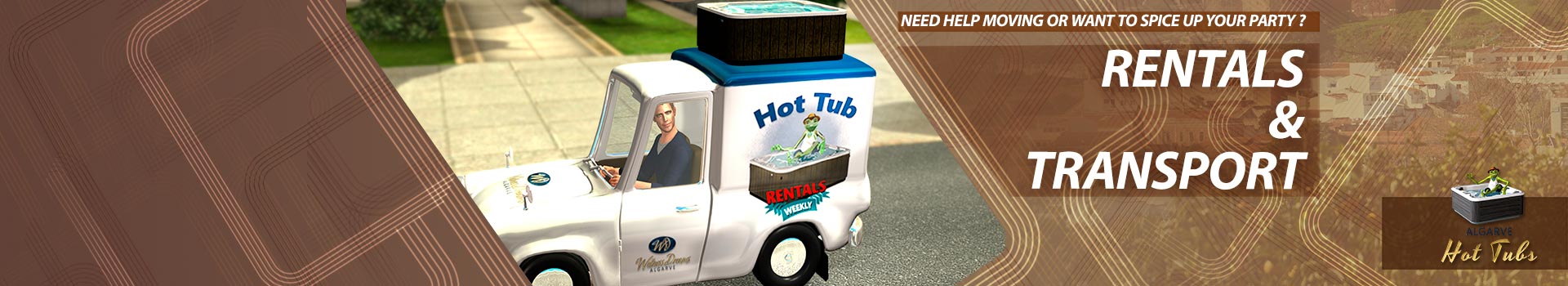 Hottubs - Rentals & Transport - Wellness Dreams Algarve